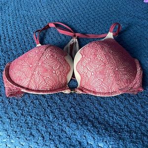 Pink Victoria’s Secret Push-Up Bra, 32D